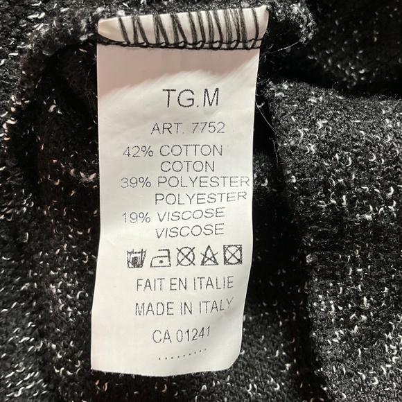 SIMONS Imported From Italy Cotton Blend Unlined Long Line Button Front Blazer M - Picture 8 of 9